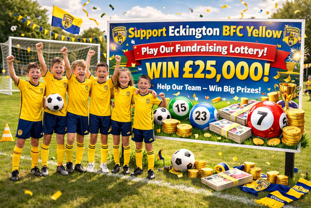 Exciting New Fundraising Partnership for Eckington BFC Yellow